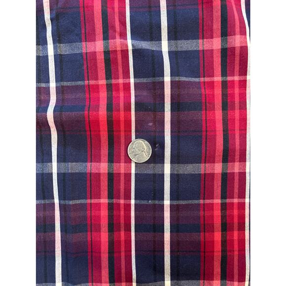 Tommy Hilfiger Red Plaid Button Down Long Sleeve Dress Shirt Size Small - Picture 5 of 5